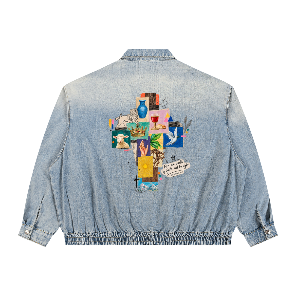 WHOLLYFOUND — Vintage Wash Denim Jacket view 2