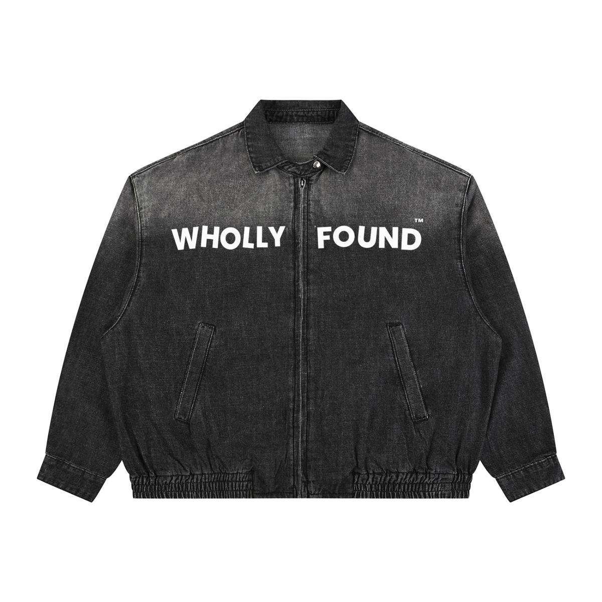 WHOLLYFOUND — Vintage Wash Denim Jacket view 3