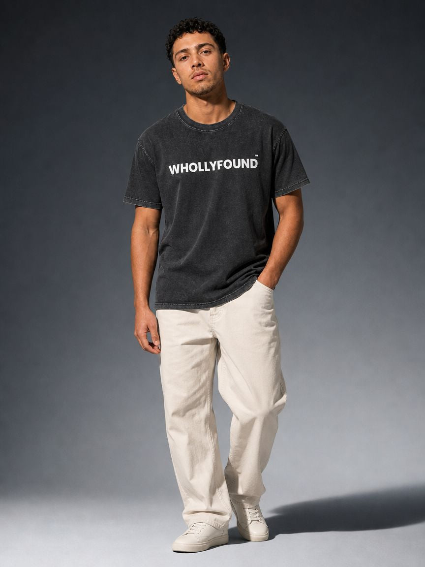 WHOLLYFOUND — Mineral Wash Tee view 3