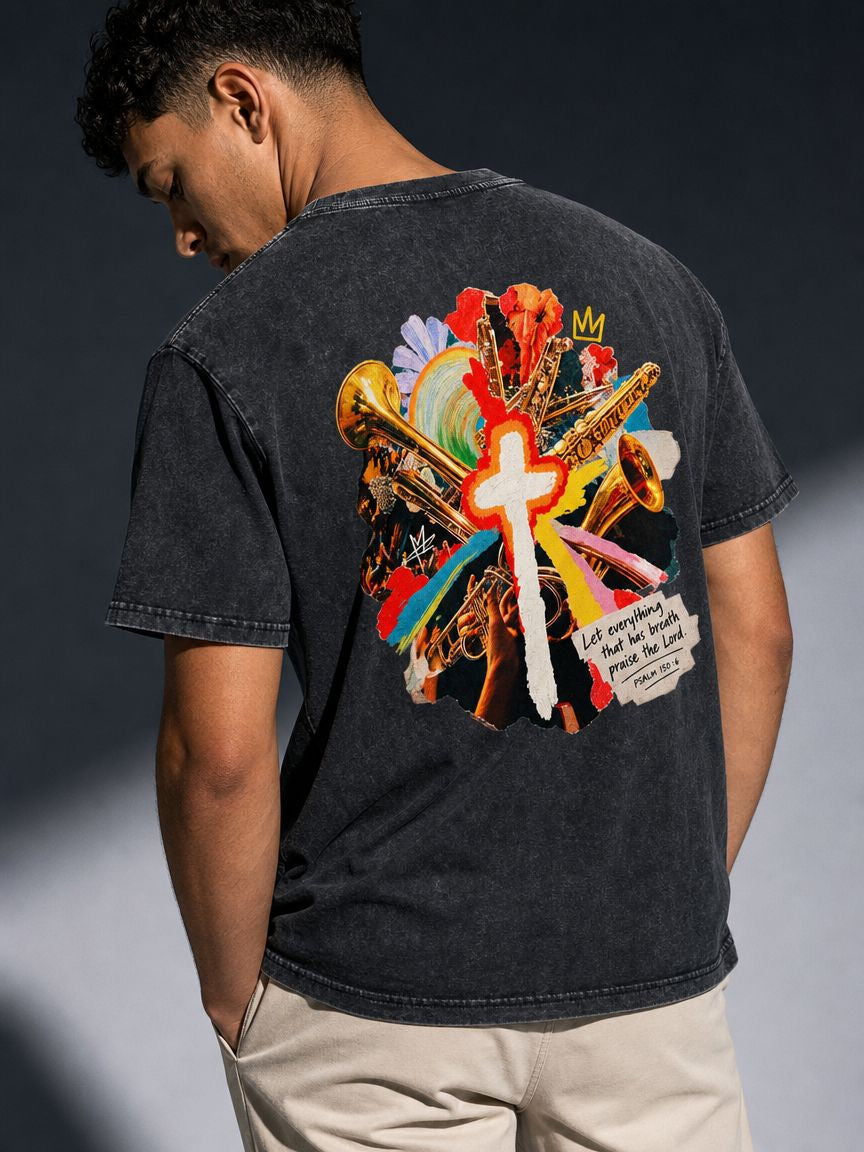 WHOLLYFOUND — Mineral Wash Tee view 4
