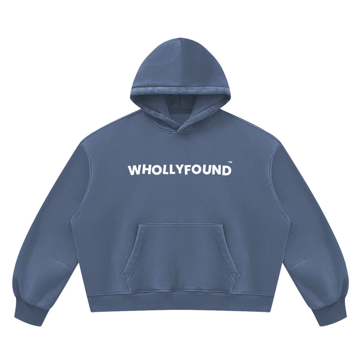 WHOLLYFOUND — Vintage Wash Fleece Hoodie view 6