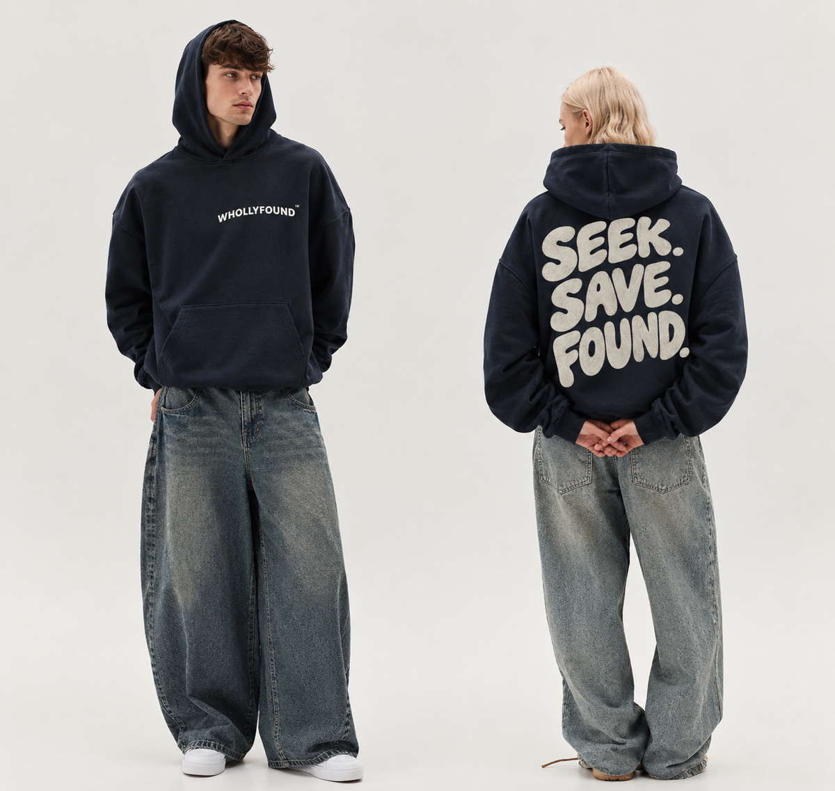 WHOLLYFOUND hoodie lookbook