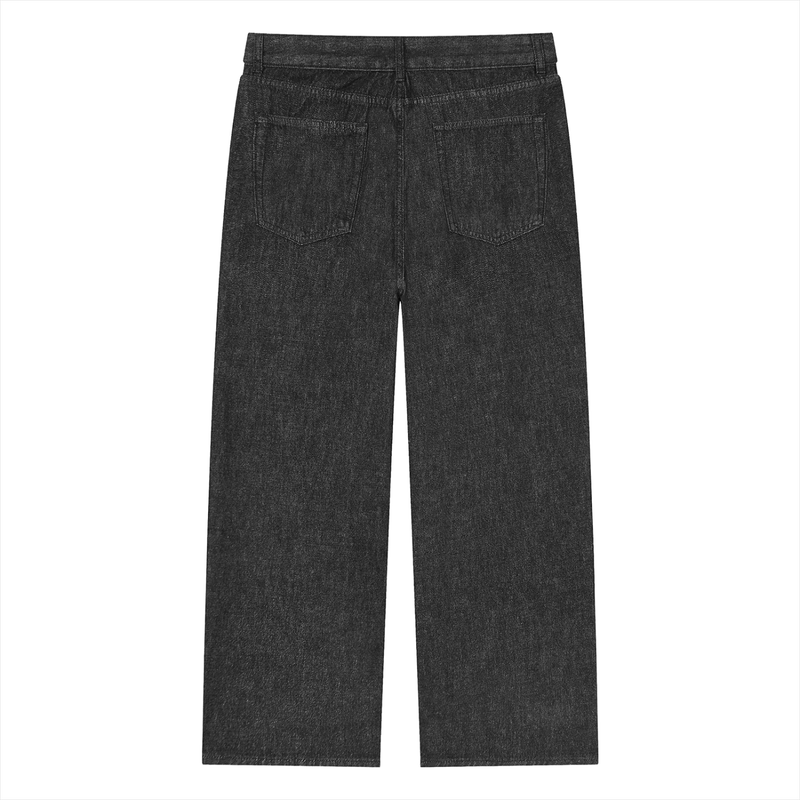 WHOLLYFOUND — Vintage Wash Straight Leg Jeans view 2