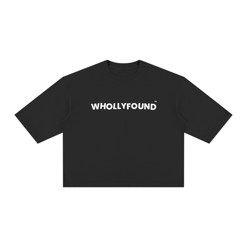 WHOLLYFOUND — Vintage Wash Boxy Tee view 1