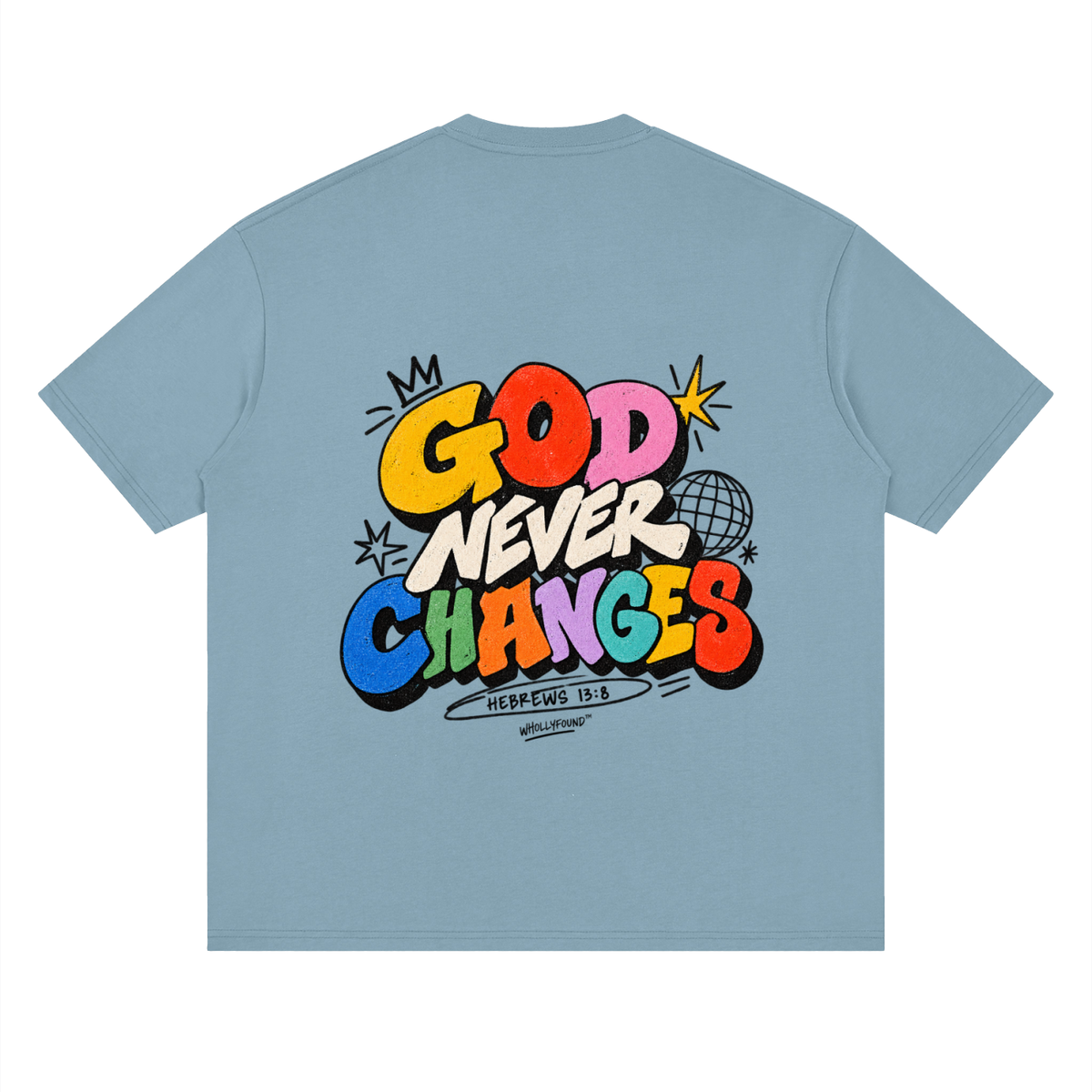 WHOLLYFOUND — Loose Drop Shoulder Tee view 2
