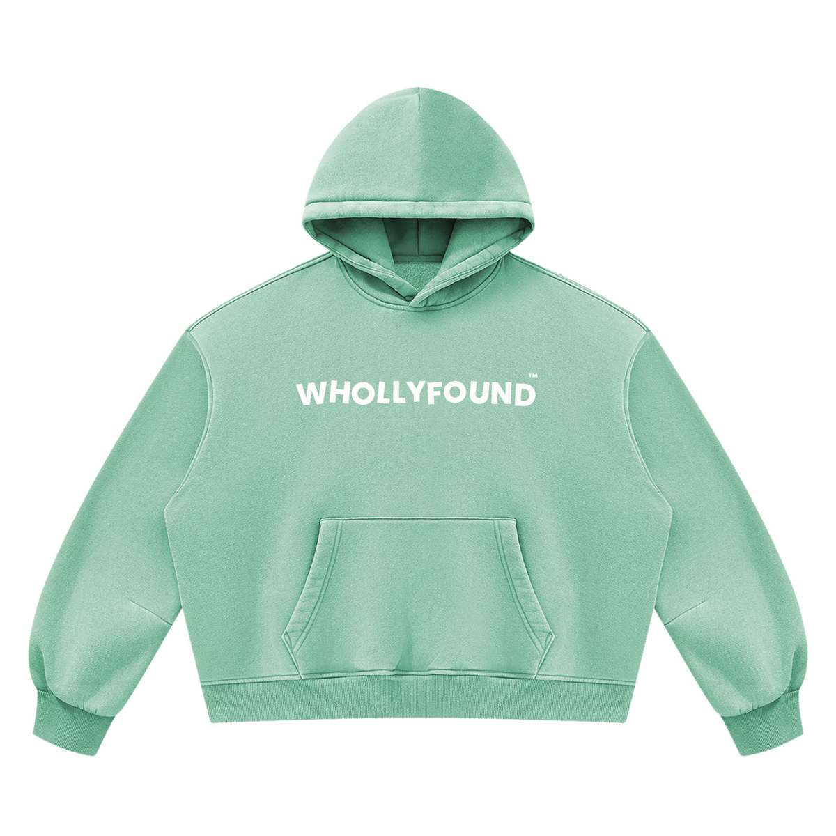WHOLLYFOUND — Vintage Wash Fleece Hoodie view 4