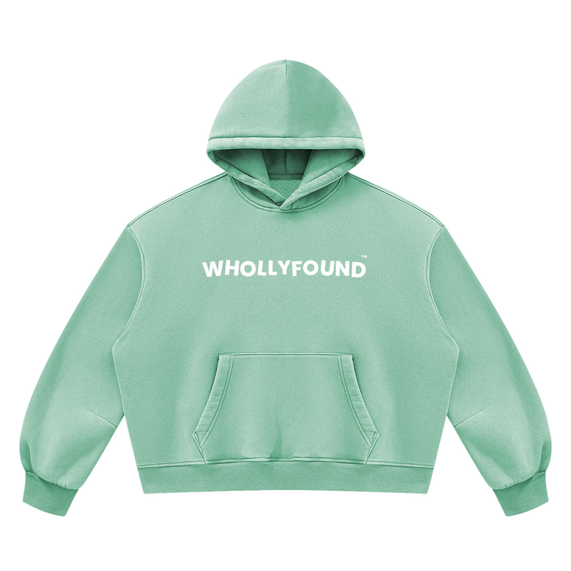 WHOLLYFOUND — Vintage Wash Fleece Hoodie view 4