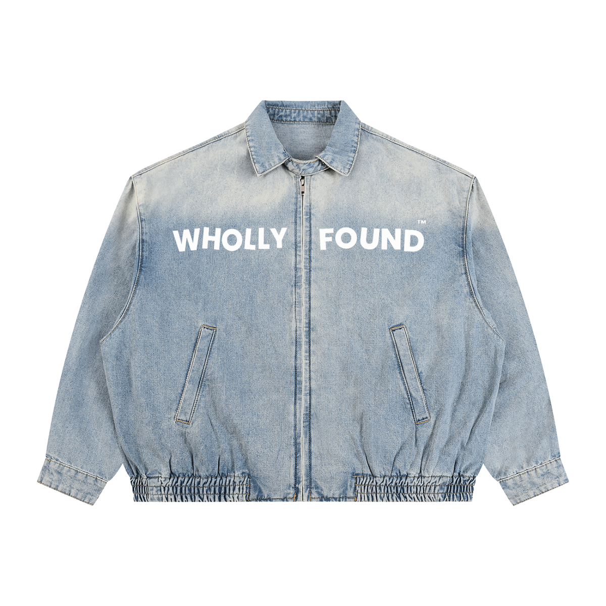 WHOLLYFOUND — Vintage Wash Denim Jacket view 1