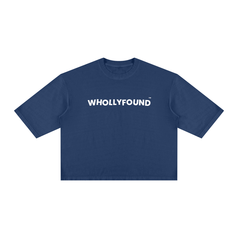 WHOLLYFOUND — Vintage Wash Boxy Tee view 3