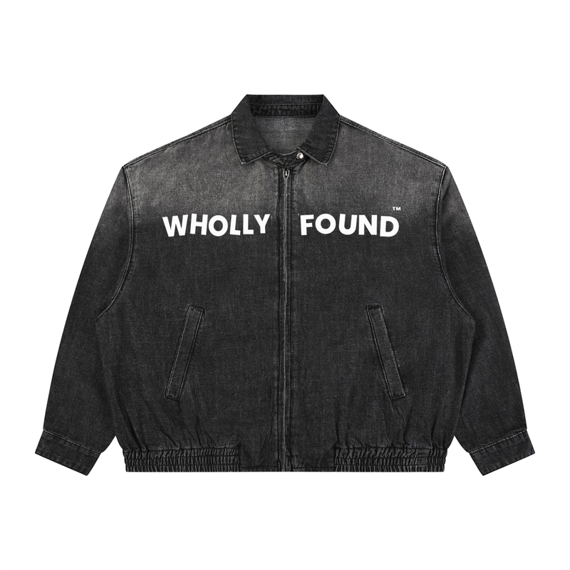 WHOLLYFOUND — Vintage Wash Denim Jacket view 3