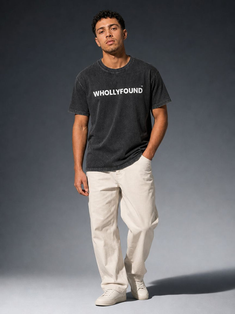 WHOLLYFOUND — Mineral Wash Tee view 3
