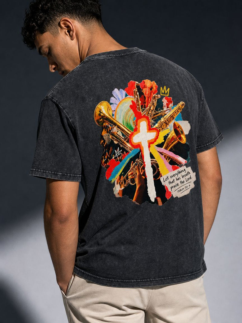 WHOLLYFOUND — Mineral Wash Tee view 4
