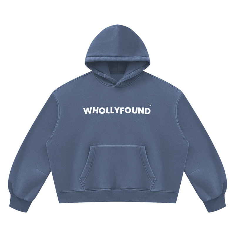 WHOLLYFOUND — Vintage Wash Fleece Hoodie view 6