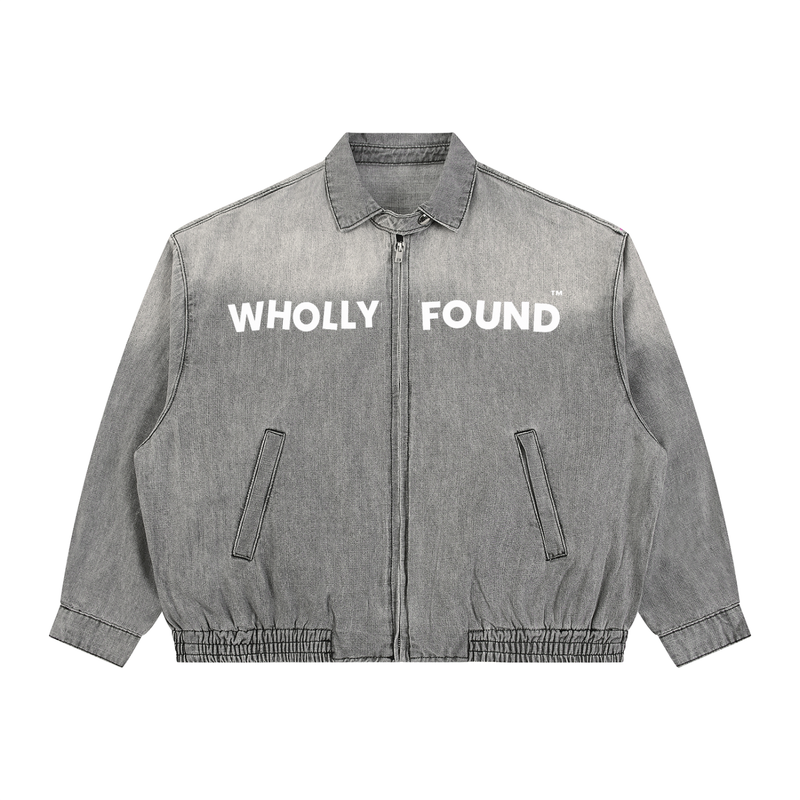 WHOLLYFOUND — Vintage Wash Denim Jacket view 5
